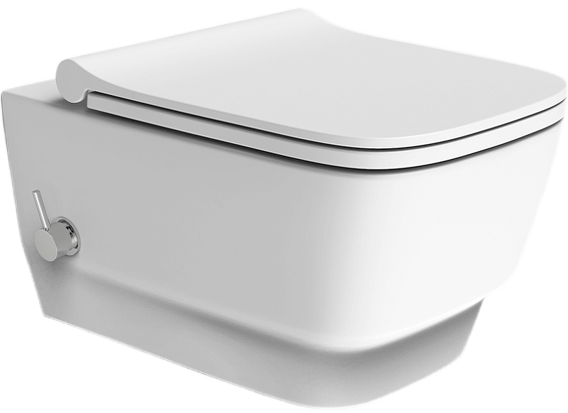 Изображение Унитаз подвесной с функцией биде без сиденья Boheme Bello 971-2