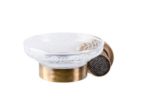 Мыльница настенная Boheme Royal Cristal Cristal 10923 схема 1