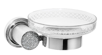 Мыльница настенная Boheme Royal Cristal Cristal 10923 схема 2