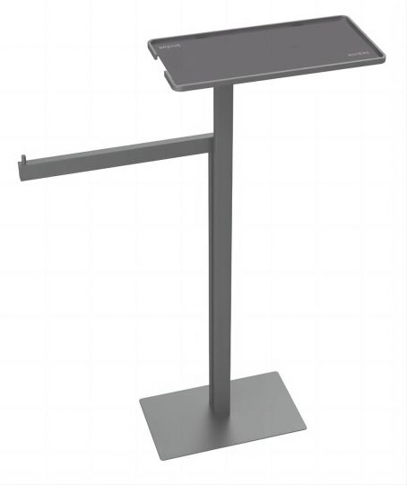 Стойка напольная с полкой и полотенцедержателем Boheme 10952 схема 4