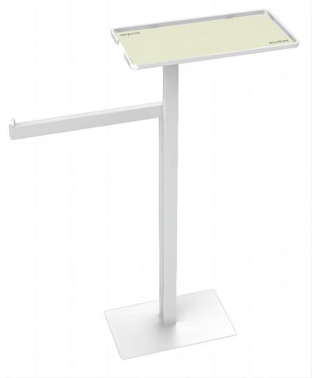 Стойка напольная с полкой и полотенцедержателем Boheme 10952 схема 6