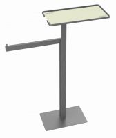 Стойка напольная с полкой и полотенцедержателем Boheme 10952 схема 7