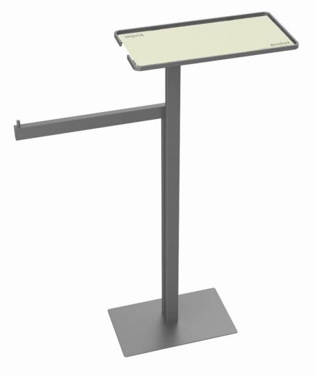 Стойка напольная с полкой и полотенцедержателем Boheme 10952 схема 7