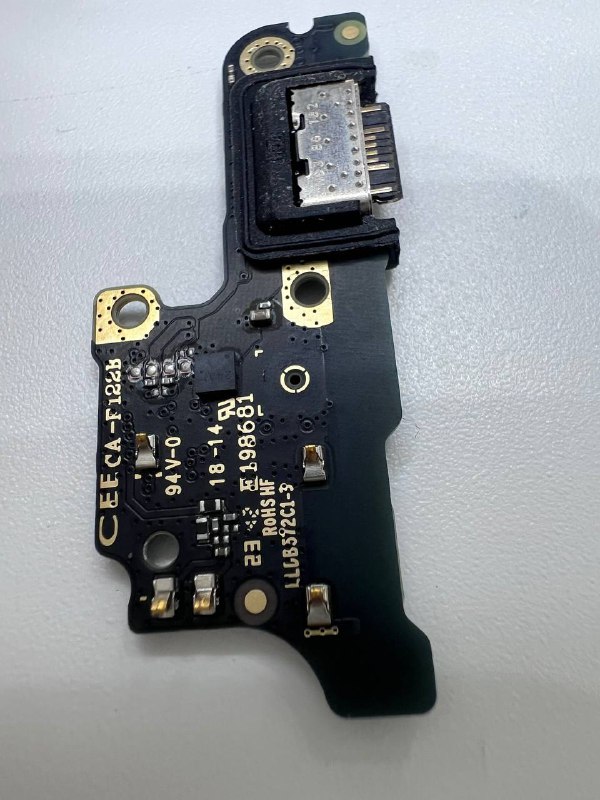 XIAOMI REDMI 13C нижняя плата с системным разъёмом оригинал с разбора
