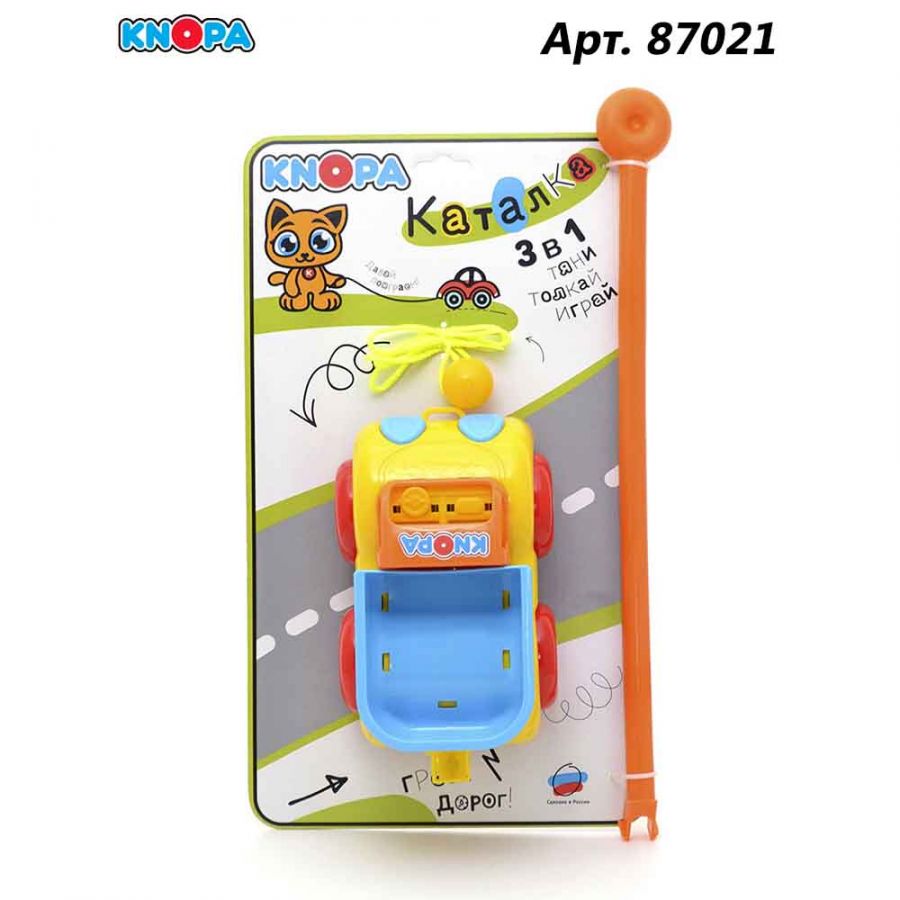 Каталка грузовик 22 см КНОПА