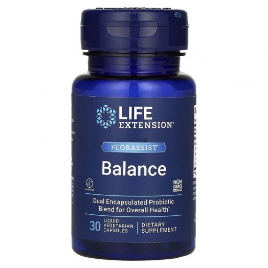 Life Extension, FLORASSIST, Balance, 30 вег капсул с жидкостью
