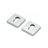 Накладка под цилиндр Cebi ET SQ хром сатинированный