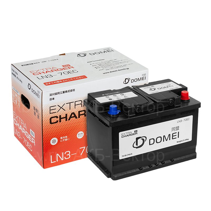 Акб DOMEI AGM Extra CHARGER LN3 70ач 760А