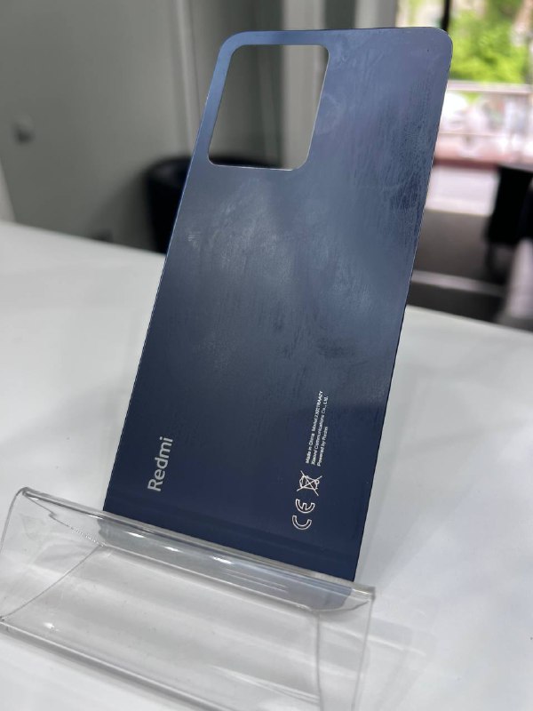 Xiaomi redmi note 12 задняя крышка оригинал с разбора черный потертости