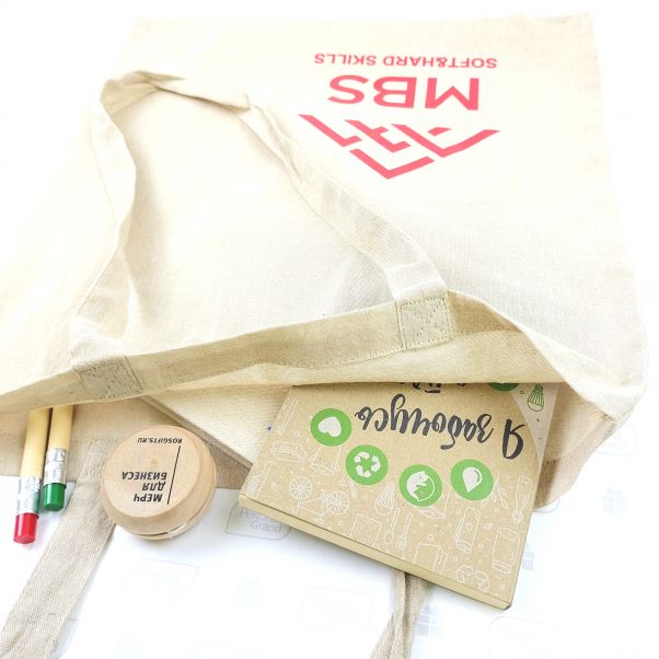 Эко сумки с логотипом MBS