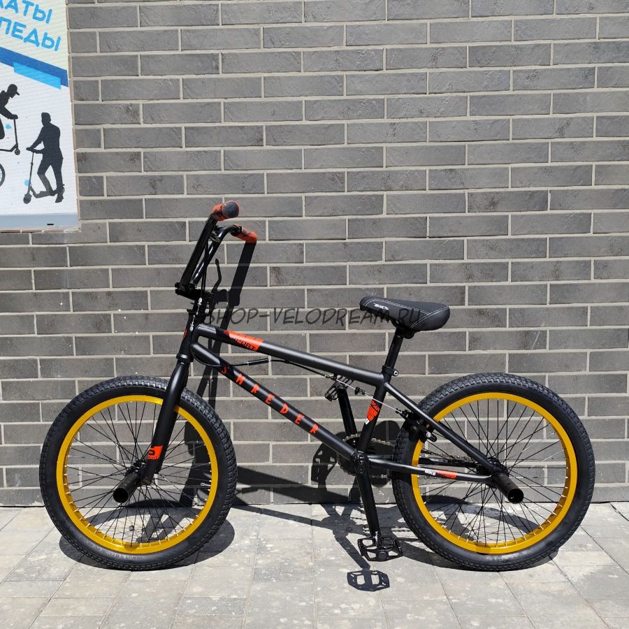 Велосипед 2025 BMX 20"  БМХ цвет Черно-красный shreder