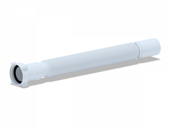 Гибкая труба 1 1/2"*40 удлиненная (495-1325мм)