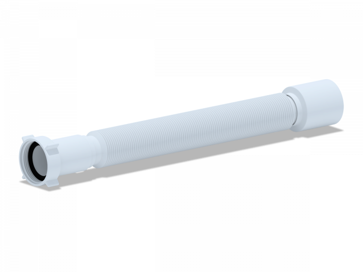 Гибкая труба 1 1/2"*50 удлиненная (495-1325мм)