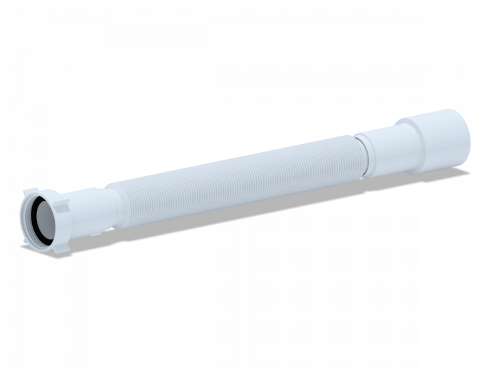 Гибкая труба 1 1/2"*40/50 удлиненная (541-1371мм)