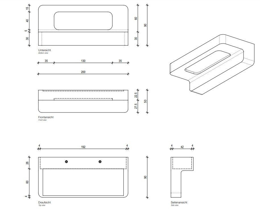 Маленький светильник Decor Walther Form двойной 03294 ФОТО