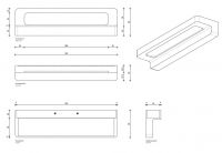 Двойной настенный светильник Decor Walther Form 03295 схема 2