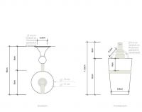 Диспенсер для жидкого мыла Decor Walther Classic 05115 схема 3