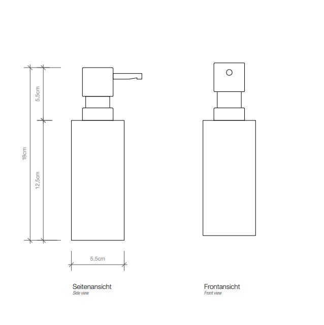 Диспенсер для жидкого мыла Decor Walther Mikado из нержавеющей стали 05212 ФОТО