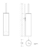 Продаём со склада ёршик для унитаза Decor Walther Mikado 05213 схема 2