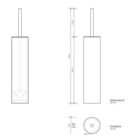 Туалетный ёршик Decor Walther Mikado 05214 схема 10