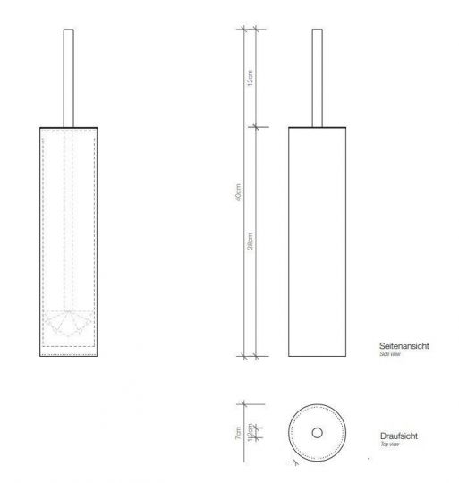 Туалетный ёршик Decor Walther Mikado 05214 схема 10