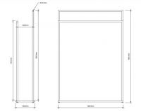 Держатель для полотенец Decor Walther Mikado 05230 схема 2