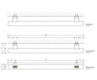 Полотенцедержатель Decor Walther Tube 05403 4x68 схема 2