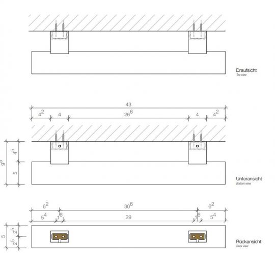 Полотенцедержатель Decor Walther Tube 05408 5x43 схема 2