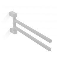 Настенный держатель полотенец Decor Walther Corner горизонтальный 560750 схема 1