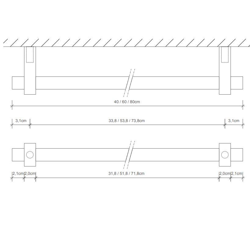 Держатель полотенец Decor Walther Century 05850/40 ФОТО