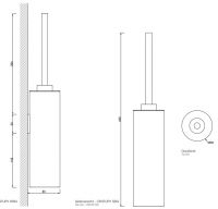 Ёршик для унитаза Decor Walther Century 05856 схема 8 Ёршик для унитаза Decor Walther Century 05856 схема 8