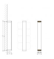 Держатель для полотенец Decor Walther05922 схема 2