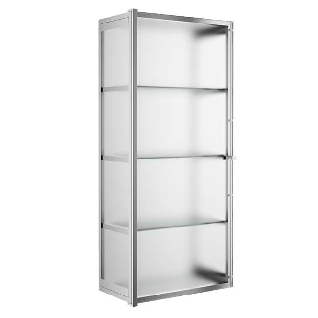 Стеклянный шкаф-пенал Decor Walther S 06024 ФОТО