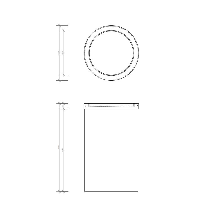 Мусорное ведро для туалета Decor Walther DW 06035 ФОТО