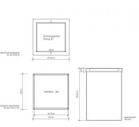 Мусорное ведро в ванную Decor Walther DW из полированной стали 06101 схема 2