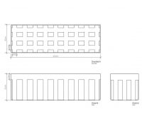 Черный матовый бокс для ванной комнаты Decor Walther DW 06124 схема 2