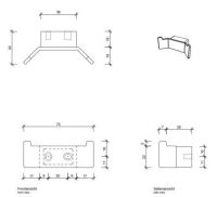 Крючок Decor Walther Century 06504 схема 2 Крючок Decor Walther Century 06504 схема 2