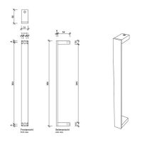 Держатель для полотенец Decor Walther Contract 06513 схема 2