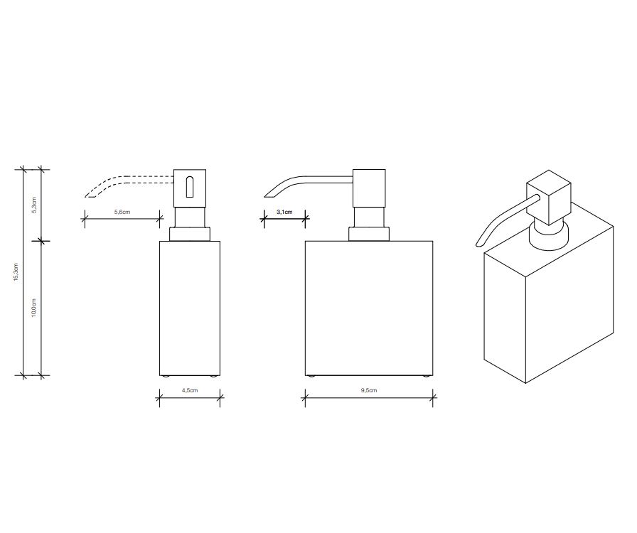 Дозатор для жидкого мыла Decor Walther DW 08249 ФОТО