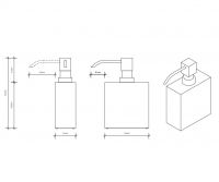 Дозатор для жидкого мыла Decor Walther DW 08249 схема 6