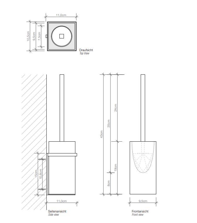 Туалетный ёршик Decor Walther DW 08408 ФОТО