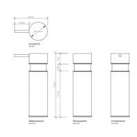 Диспенсер для жидкого мыла Decor Walther DW 08435 схема 2