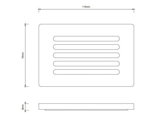 Мыльница Decor Walther Mikado 08594 схема 2