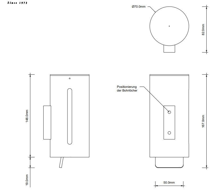 Дозатор для жидкого мыла Decor Walther Basic 08629 ФОТО