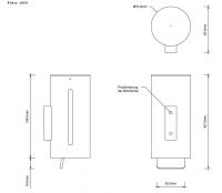 Дозатор для жидкого мыла Decor Walther Basic 08629 схема 2