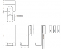 Крючок Decor Walther Universal 09020 схема 2