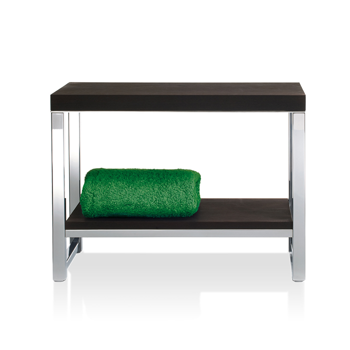 Душевая скамейка Decor Walther DW с деревянным сиденьем 927186