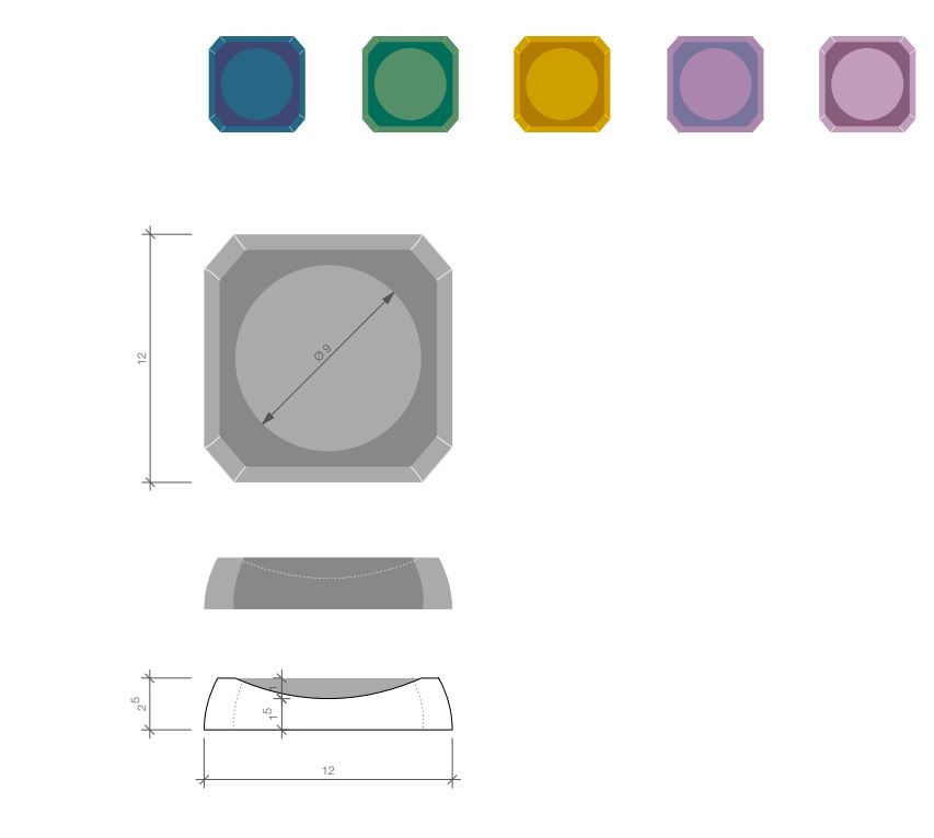 Стеклянная мыльница в ванную комнату Decor Walther Kristall 09316 ФОТО