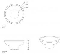Мыльница для ванной Decor Walther Crack цвет хром 9329 схема 2 Мыльница для ванной Decor Walther Crack цвет хром 9329 схема 2