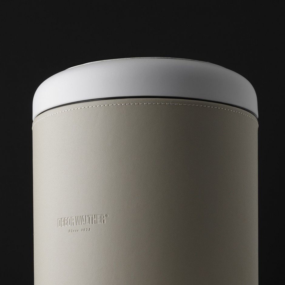 Ведро для мусора Decor Walther Brownie с отделкой из искусственной кожи 09395 ФОТО